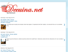 Tablet Screenshot of decuina.net